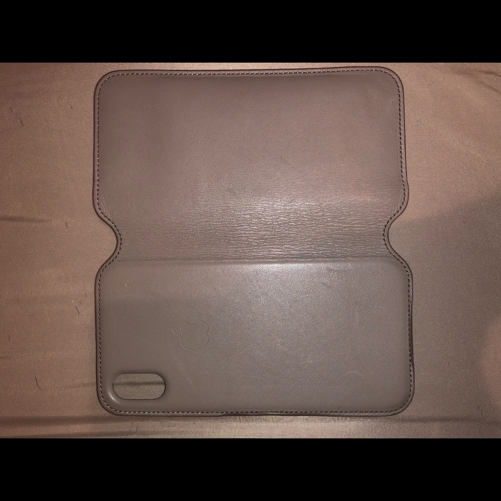 iPhone X leather Folio case